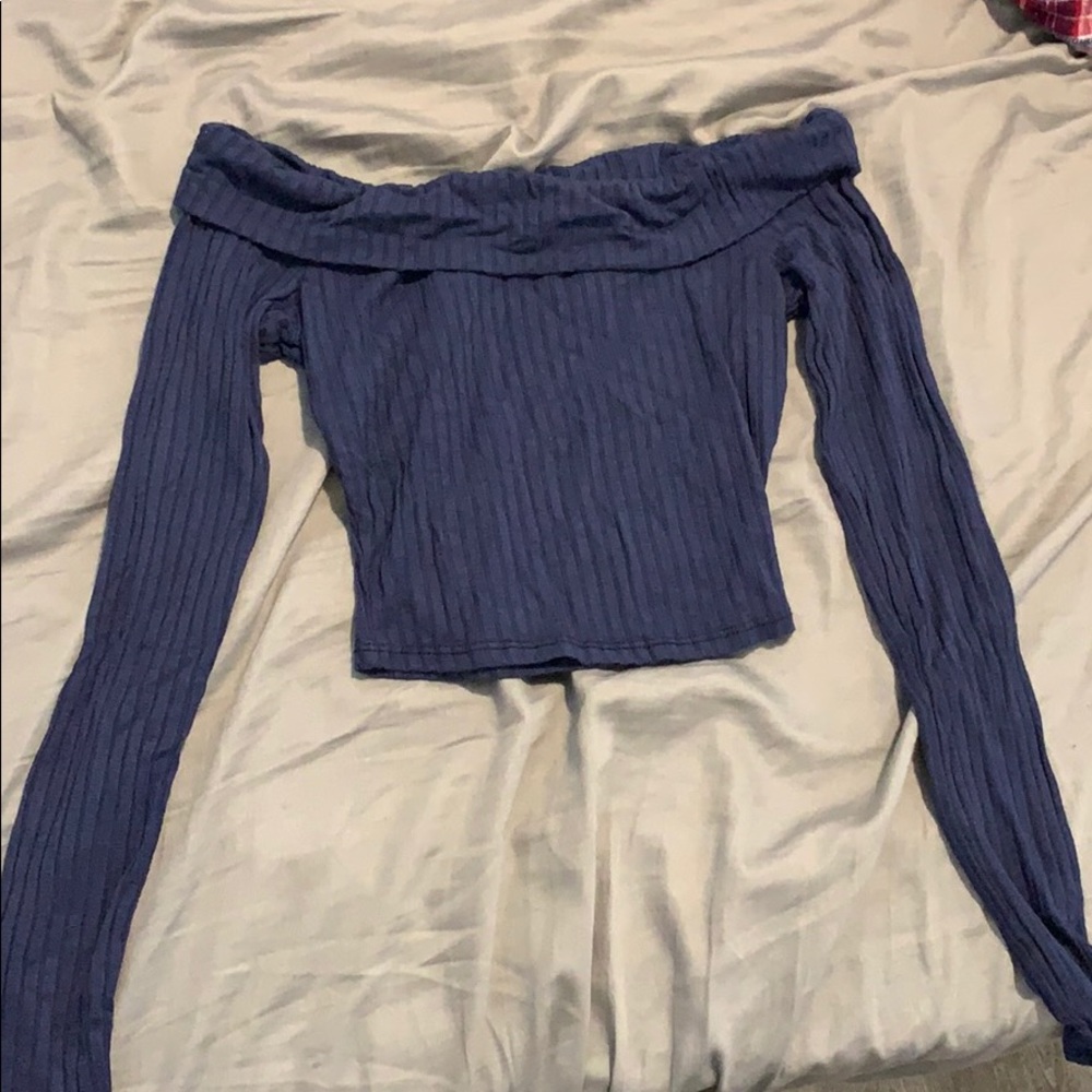 Off the shoulder crop top